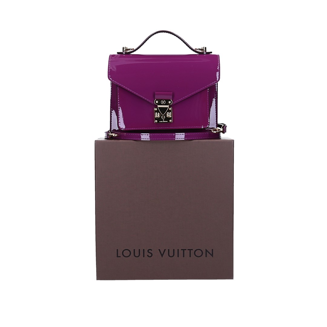 LOUIS VUITTON MONCEAU BB HANDTASCHE AUS VERNIS LEDER IN AMETHYST (M90112)