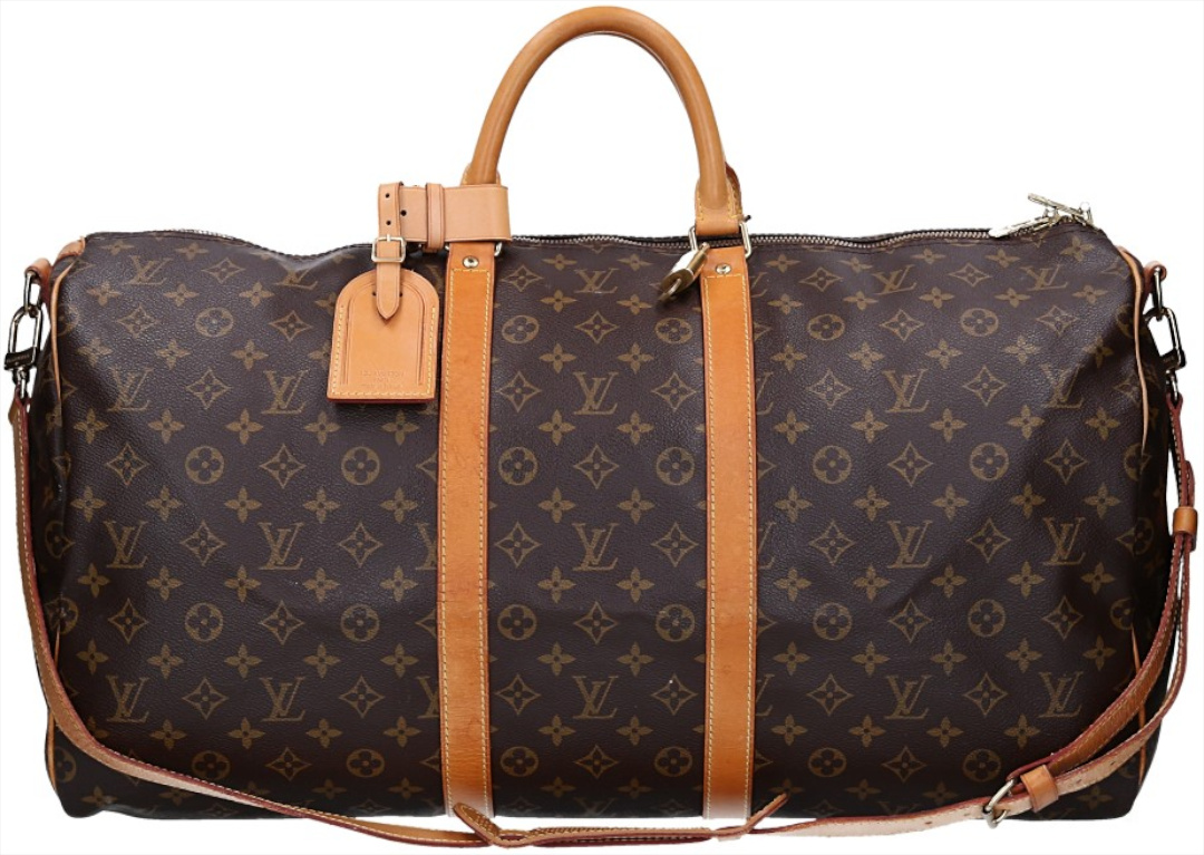 LOUIS VUITTON KEEPALL 55 REISETASCHE AUS MONOGRAM CANVAS MIT SCHULTERRIEMEN (M41414)