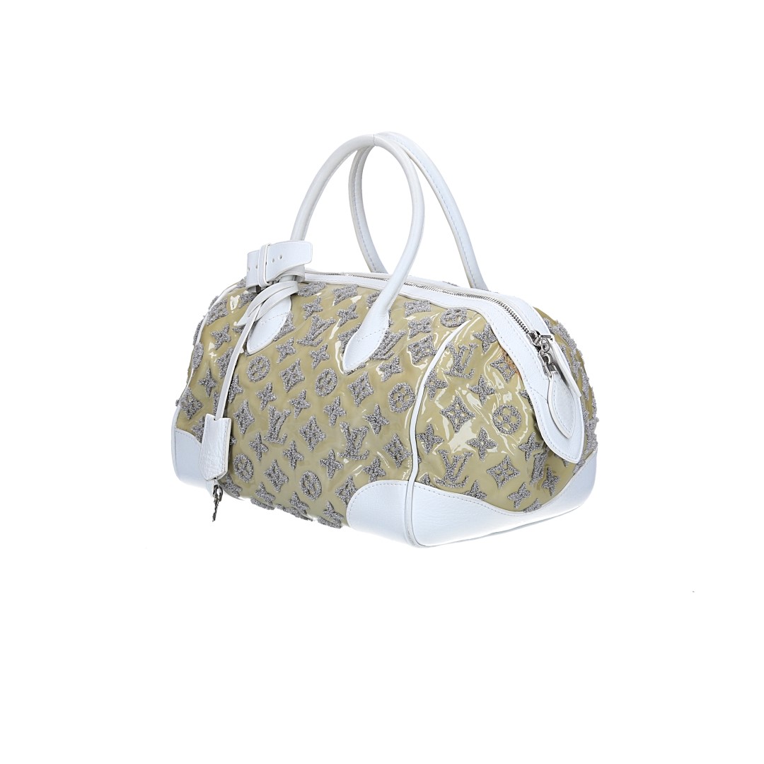LOUIS VUITTON SPEEDY ROUND HENKELTASCHE AUS MONOGRAM SORBETTO