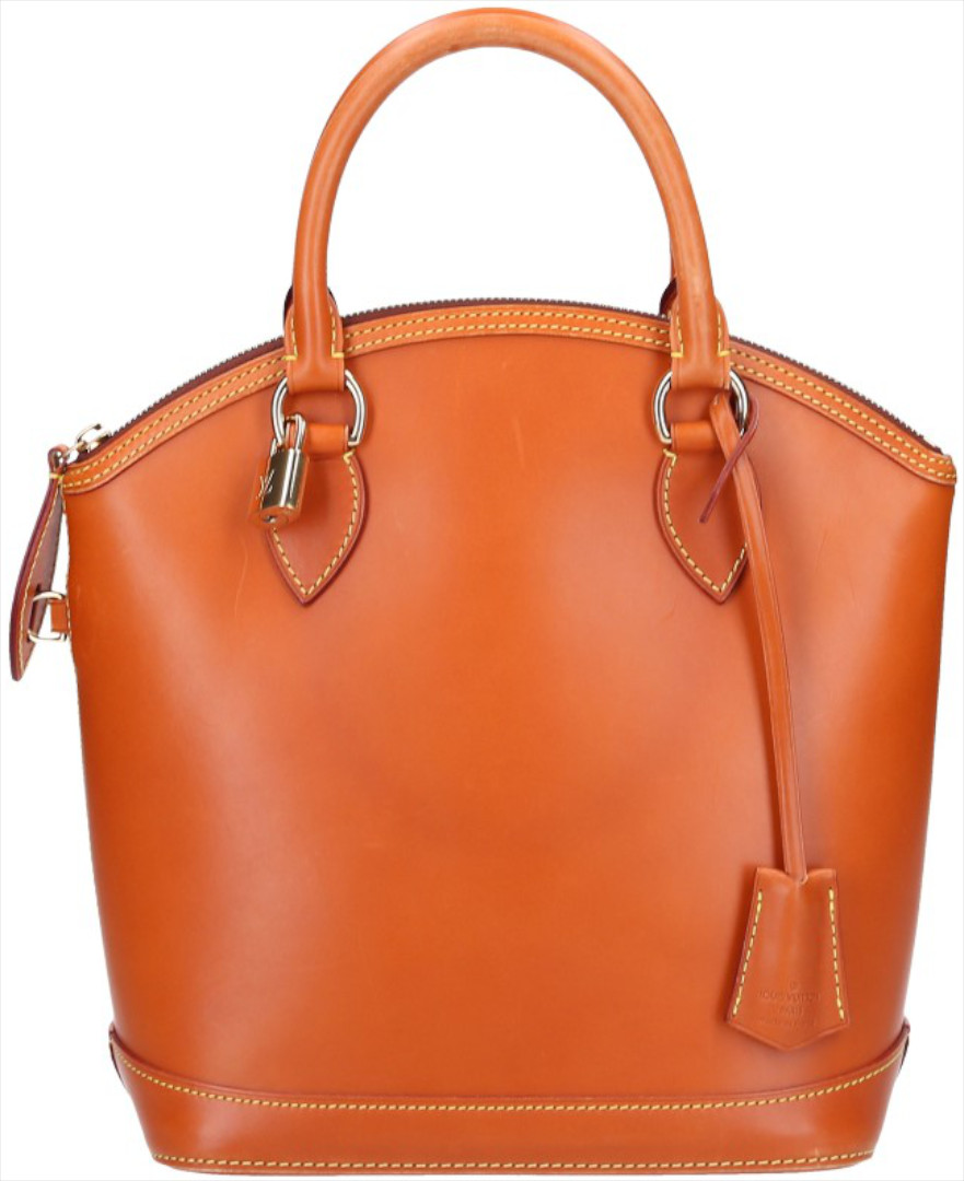 LOUIS VUITTON LOCKIT HENKELTASCHE AUS NOMADE LEDER IN CARAMEL