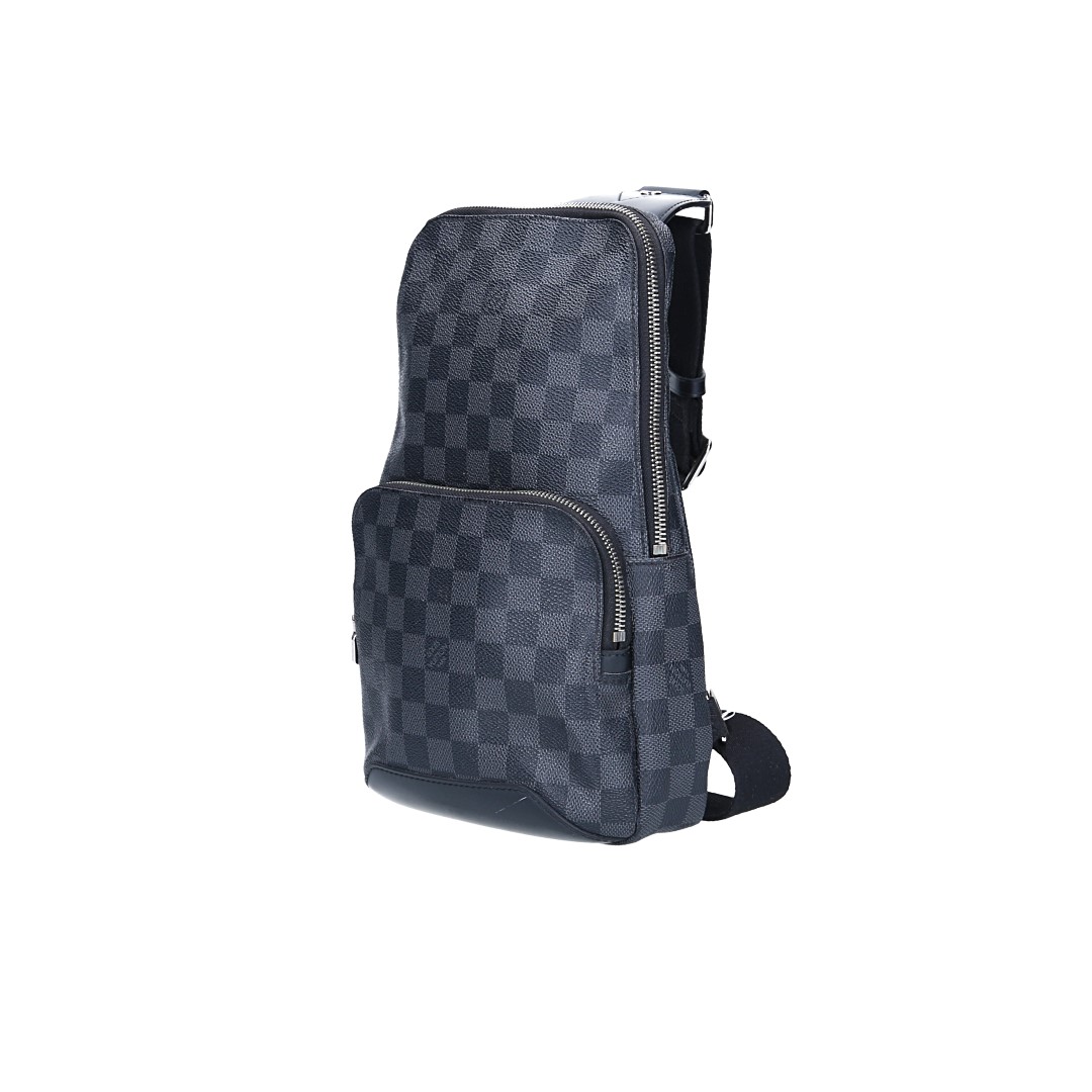 LOUIS VUITTON AVENUE SLING BAG RUCKSACK, SCHULTERTASCHE AUS DAMIER GRAPHITE CANVAS (N41719)