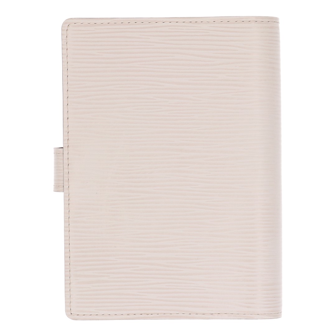 LOUIS VUITTON AGENDA FONCTIONNEL PM AUS EPI LEDER IN IVORY