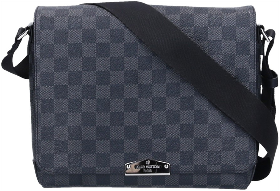 LOUIS VUITTON DISTRICT PM NV2 MESSENGER TASCHE AUS DAMIER GRAPHITE CANVAS (N40349)