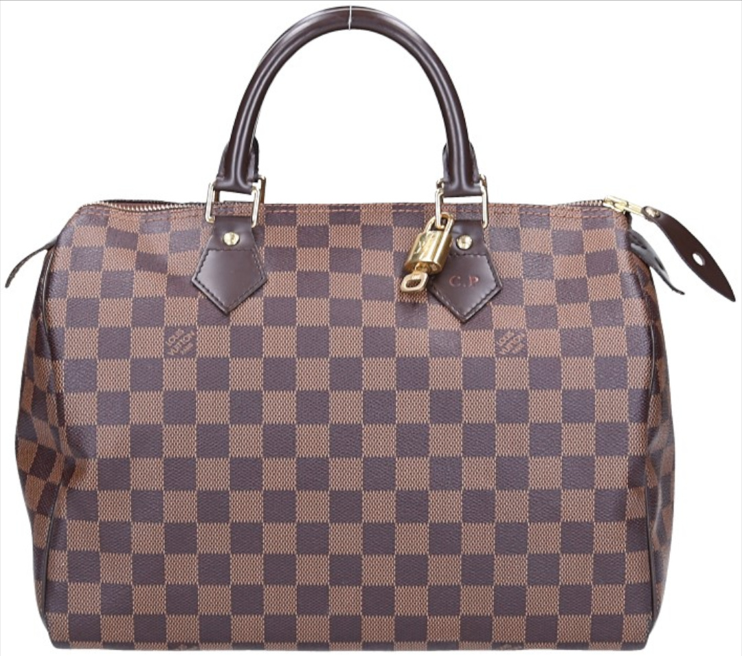 LOUIS VUITTON SPEEDY 30 HENKELTASCHE AUS DAMIER EBENE CANVAS (N41531)