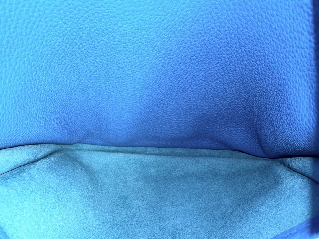 HERMÈS ÉVELYNE III 29 HANDTASCHE AUS TAURILLON CLEMENCE LEDER IN BLEU ZANZIBAR MIT PHW