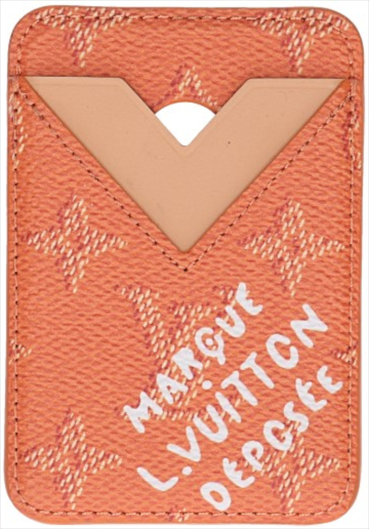 LOUIS VUITTON MAGNET KARTENETUI AUS MONOGRAM HERITAGE CANVAS IN KARAMELL (M26945)