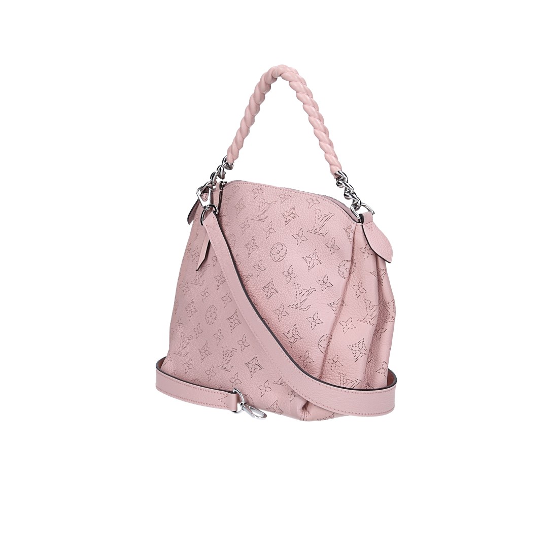 LOUIS VUITTON BABYLONE CHAIN BB HANDTASCHE AUS MONOGRAM MAHINA LEDER IN MAGNOLIA (M51219)