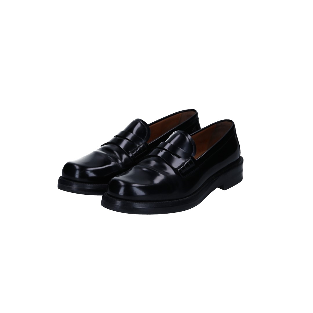 Christian Dior Velvet Loafers in Dark Blue Size 38.5