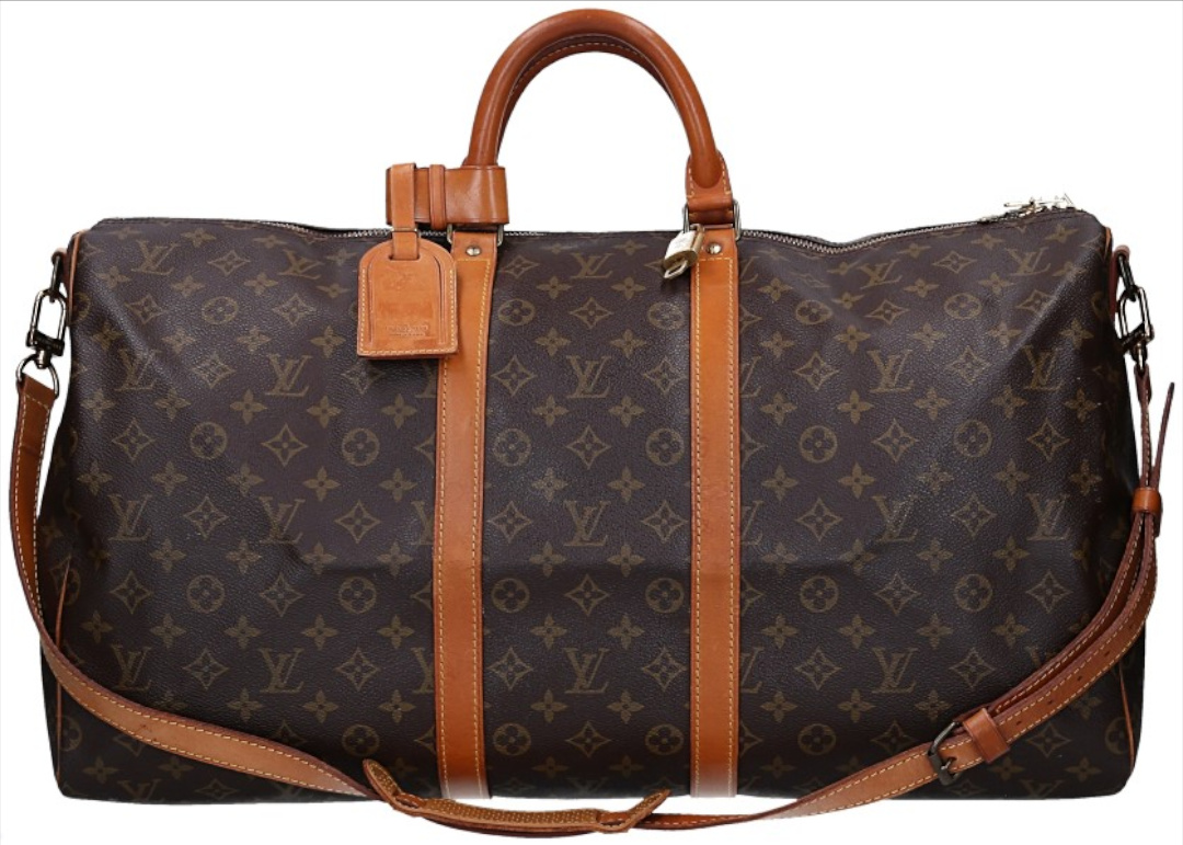 LOUIS VUITTON KEEPALL 55 REISETASCHE AUS MONOGRAM CANVAS MIT SCHULTERRIEMEN (M41414)