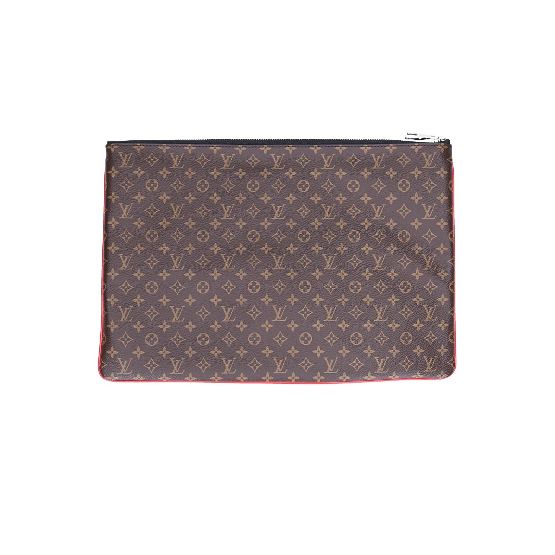 LOUIS VUITTON POCHETTE A4 MULTI-POCKET CLUTCH AUS MONOGRAM CANVAS (M69690)