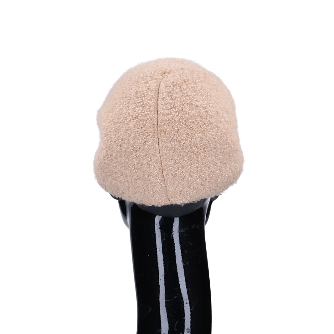 HERMÈS CAP - 'MILES CDS' COTTON BASEBALL CAP IN ANTIQUE/BLACK SIZE 60