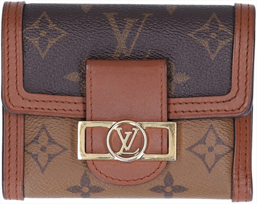 LOUIS VUITTON GELDBÖRSE 'DAUPHINE COMPACT' AUS MONOGRAM CANVAS (M68725)