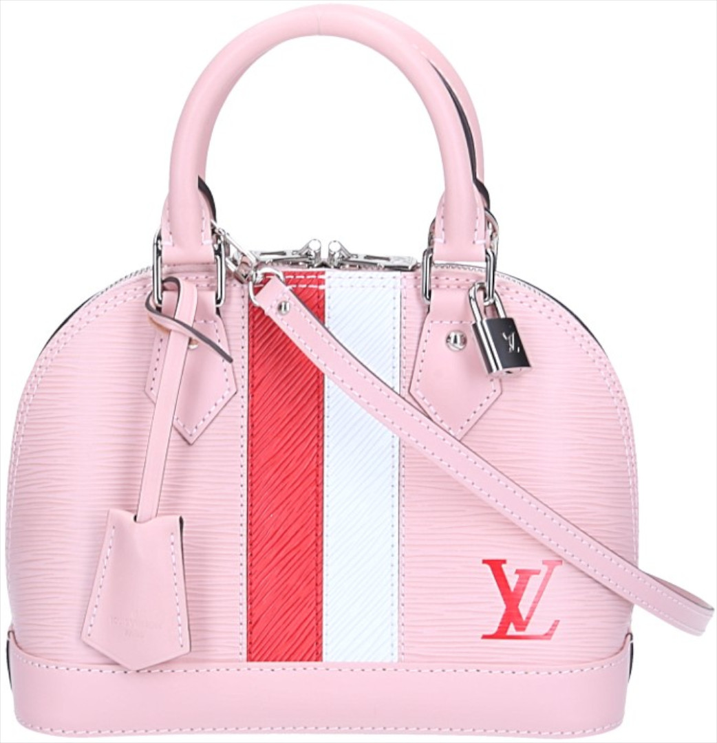 LOUIS VUITTON ALMA BB HANDTASCHE AUS EPI LEDER IN ROSE BALLERINA (M51961)