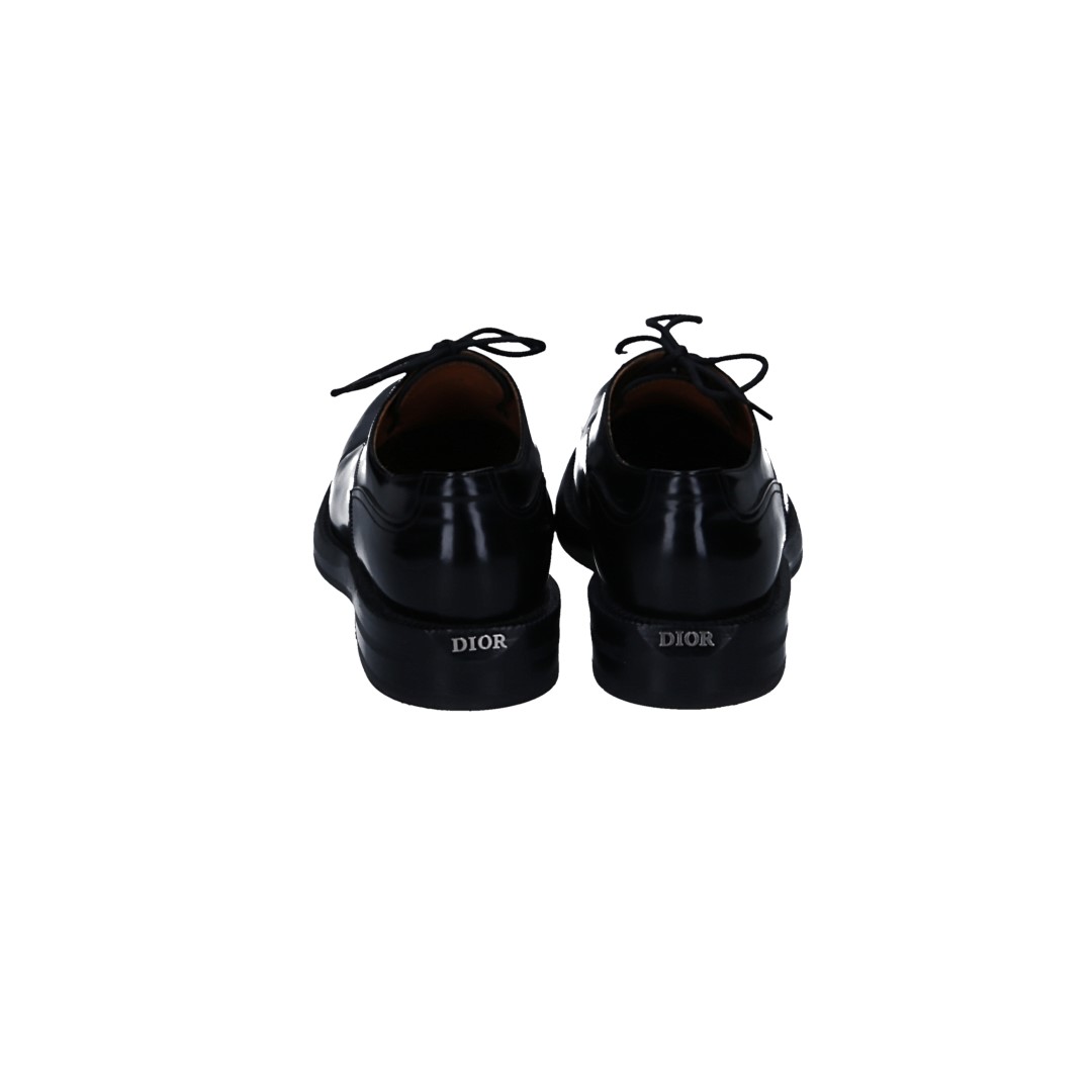 Christian Dior Velvet Loafers in Dark Blue Size 38.5