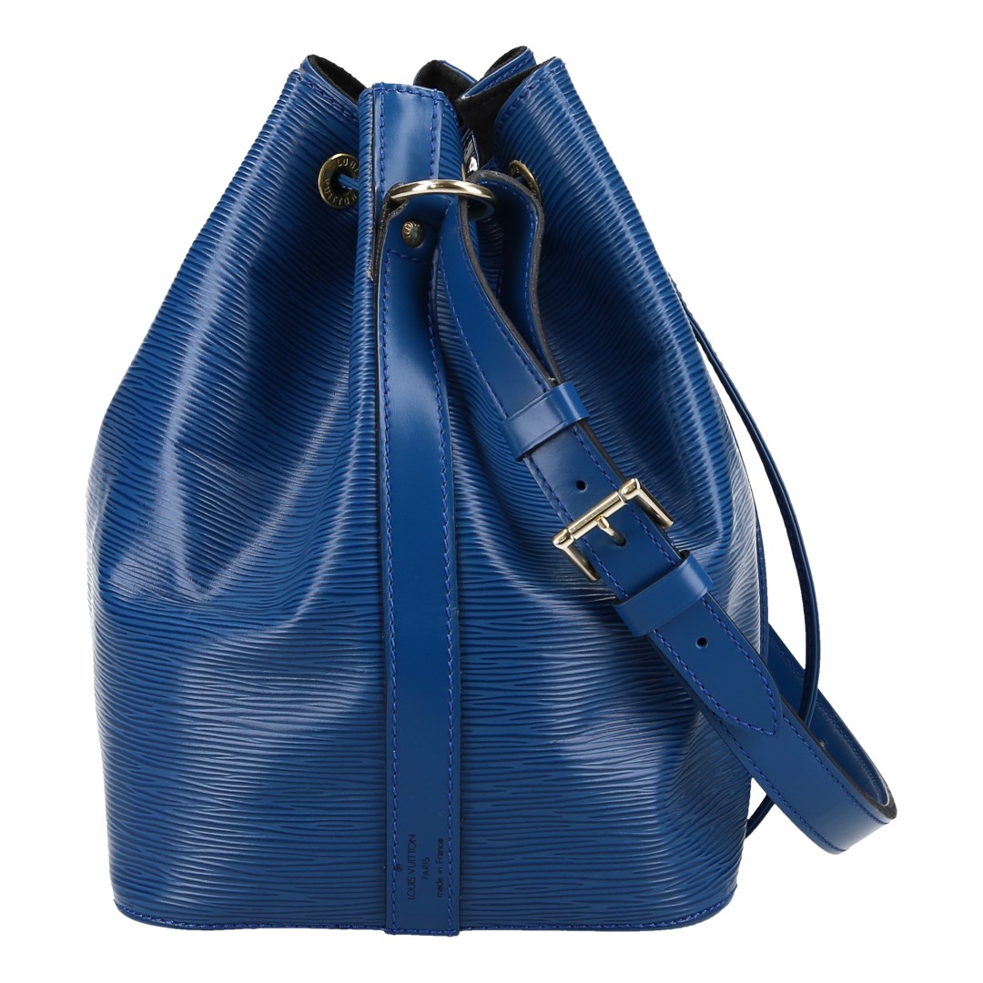 LOUIS VUITTON NOÉ PETIT MODEL SCHULTERTASCHE AUS EPI LEDER IN TOLEDO BLAU (M44105)