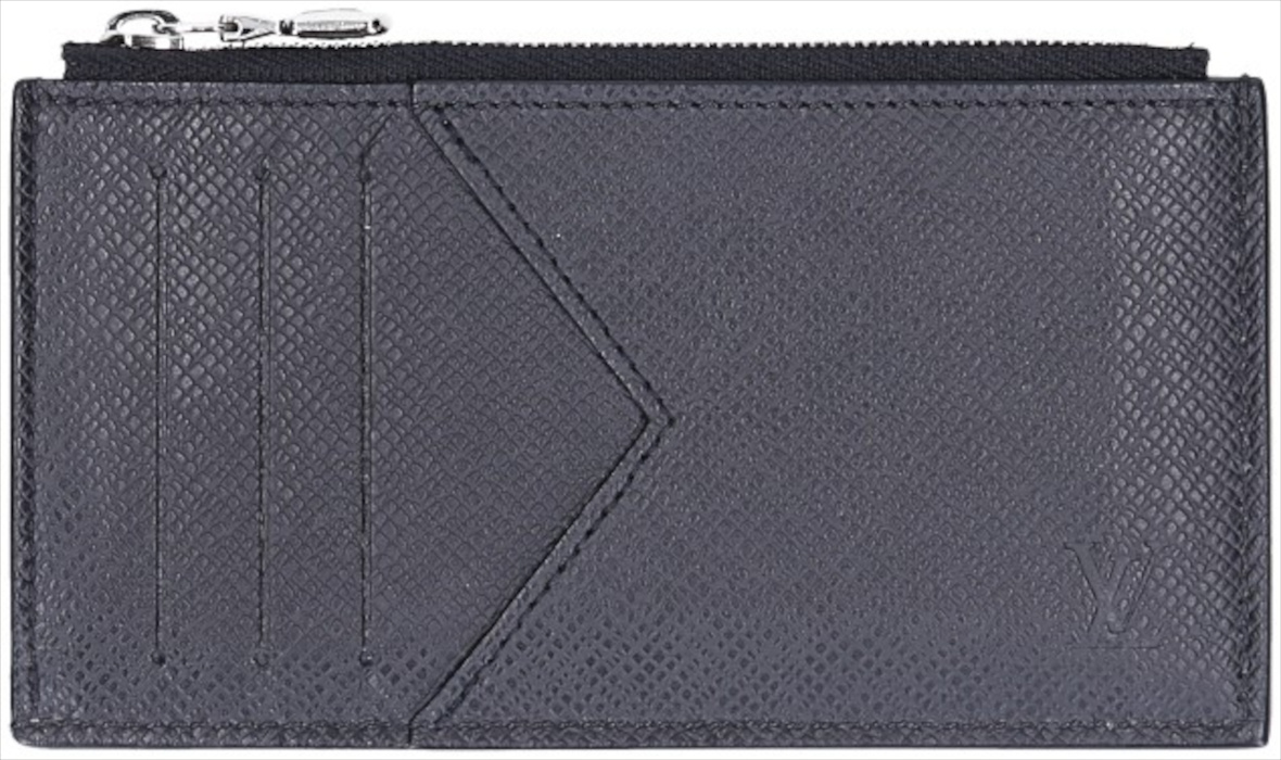 Louis Vuitton Coin Cardholder Made of Taiga Leather in Noir (M62914)