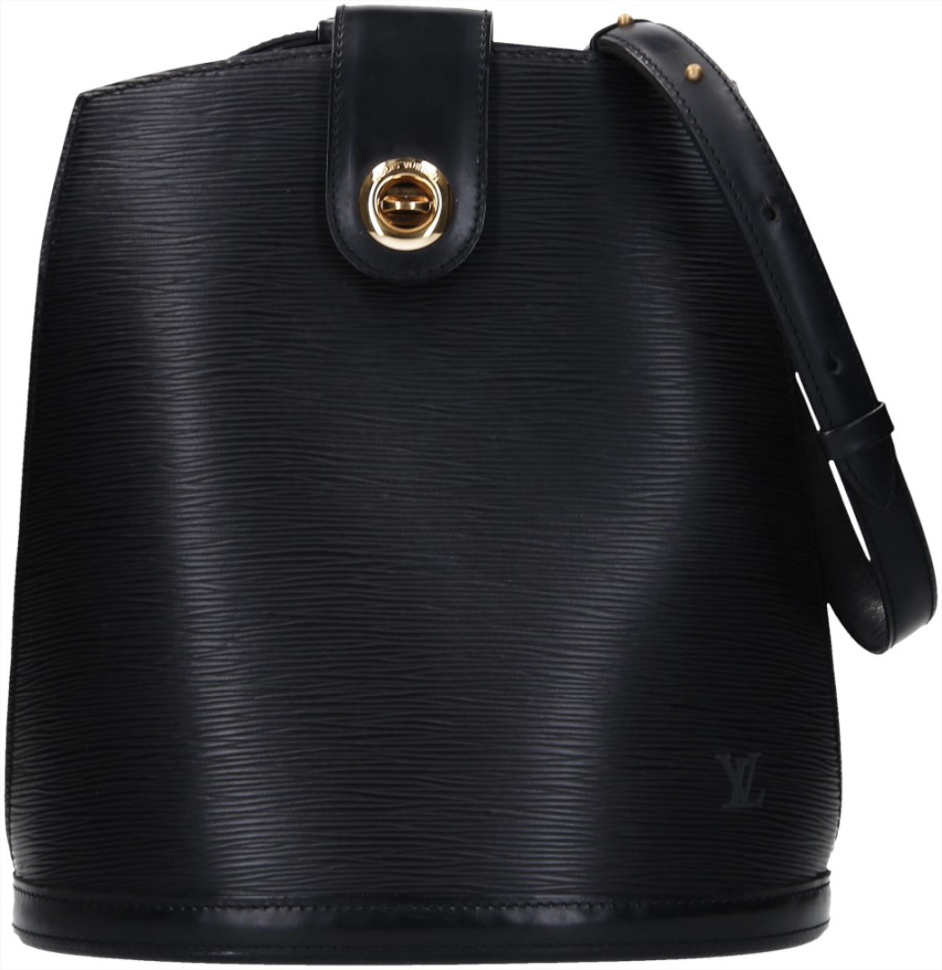 LOUIS VUITTON CLUNY SCHULTERTASCHE AUS EPI LEDER IN KOURIL SCHWARZ (M52252)