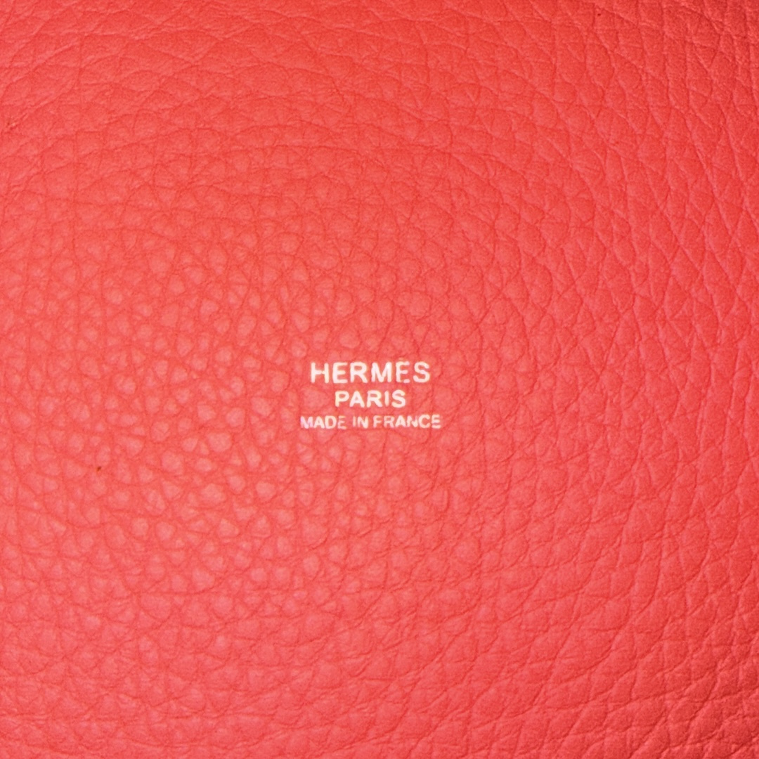 HERMÈS PICOTIN LOCK 18 HANDTASCHE AUS TAURILLON CLEMENCE LEDER IN ROSE AZALEE MIT PHW