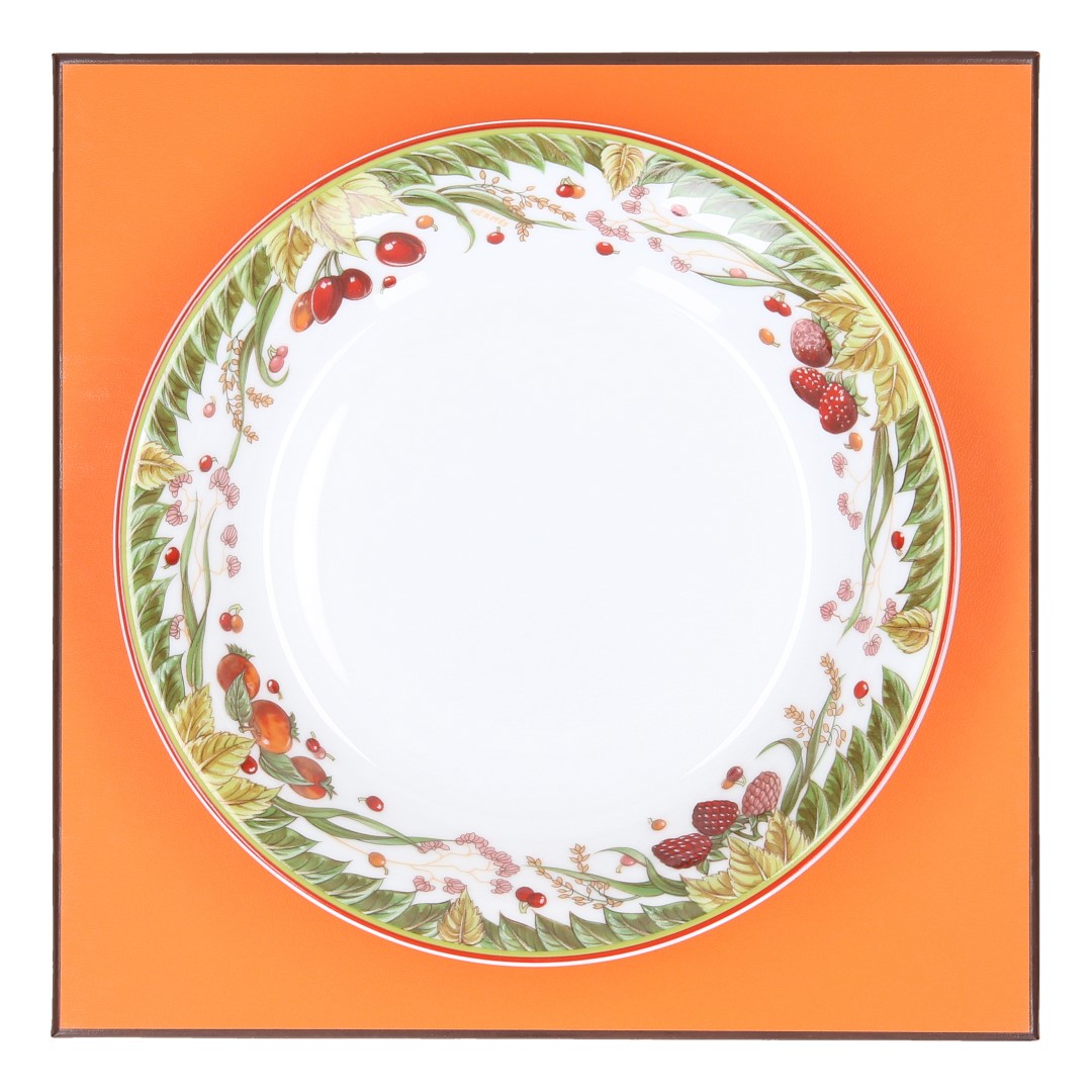 HERMÈS SCHALE AUS PORZELLAN 'LE JARDIN DE PYTHAGORE'