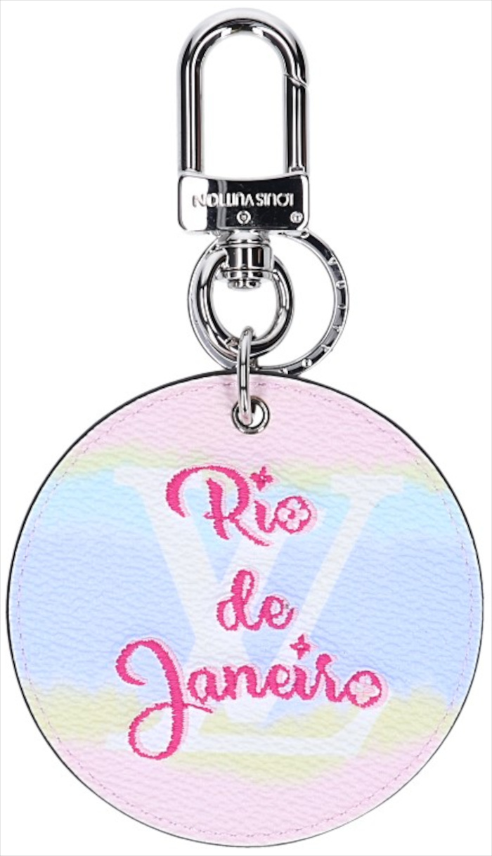 Louis Vuitton Keychain & Bag Charm 'Illustre' in Monogram Escale Canvas (M69355)