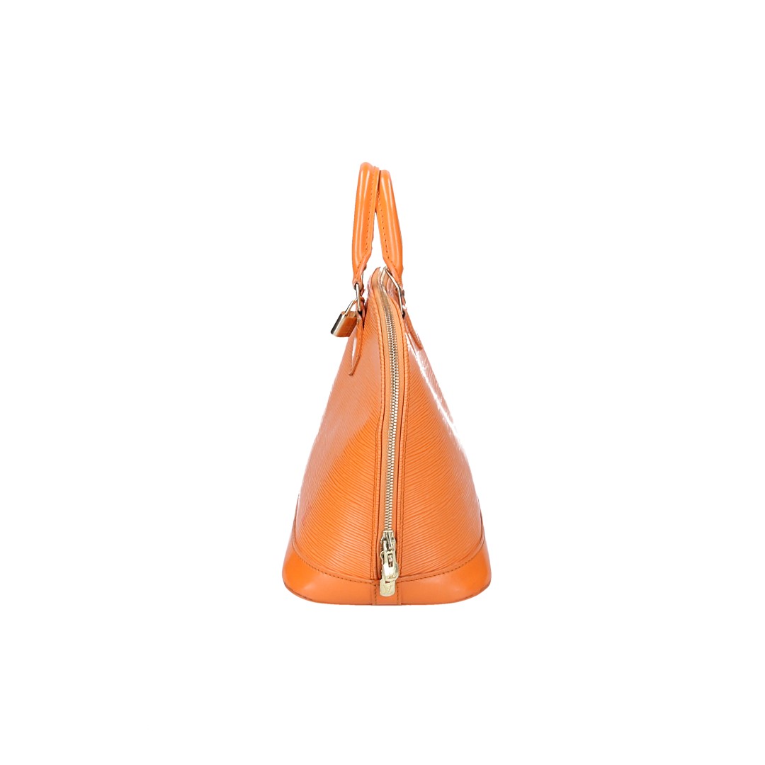 34290-LouisVuitton-Handtasche-Orange_2D_0003 LOUIS VUITTON ALMA PM HENKELTASCHE AUS EPI LEDER IN MANDARINE (M5214H)