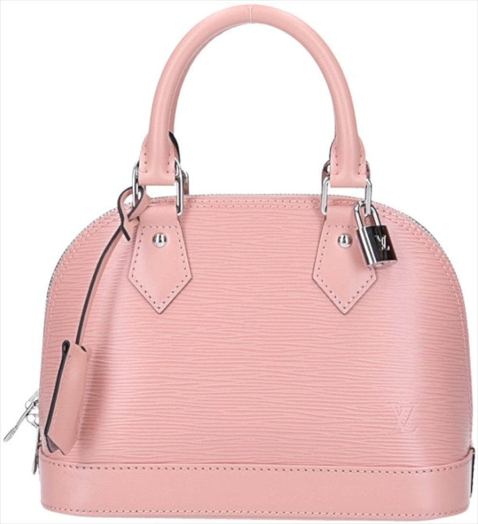 LOUIS VUITTON ALMA BB HANDTASCHE AUS EPI LEDER IN ROSE TRIANON