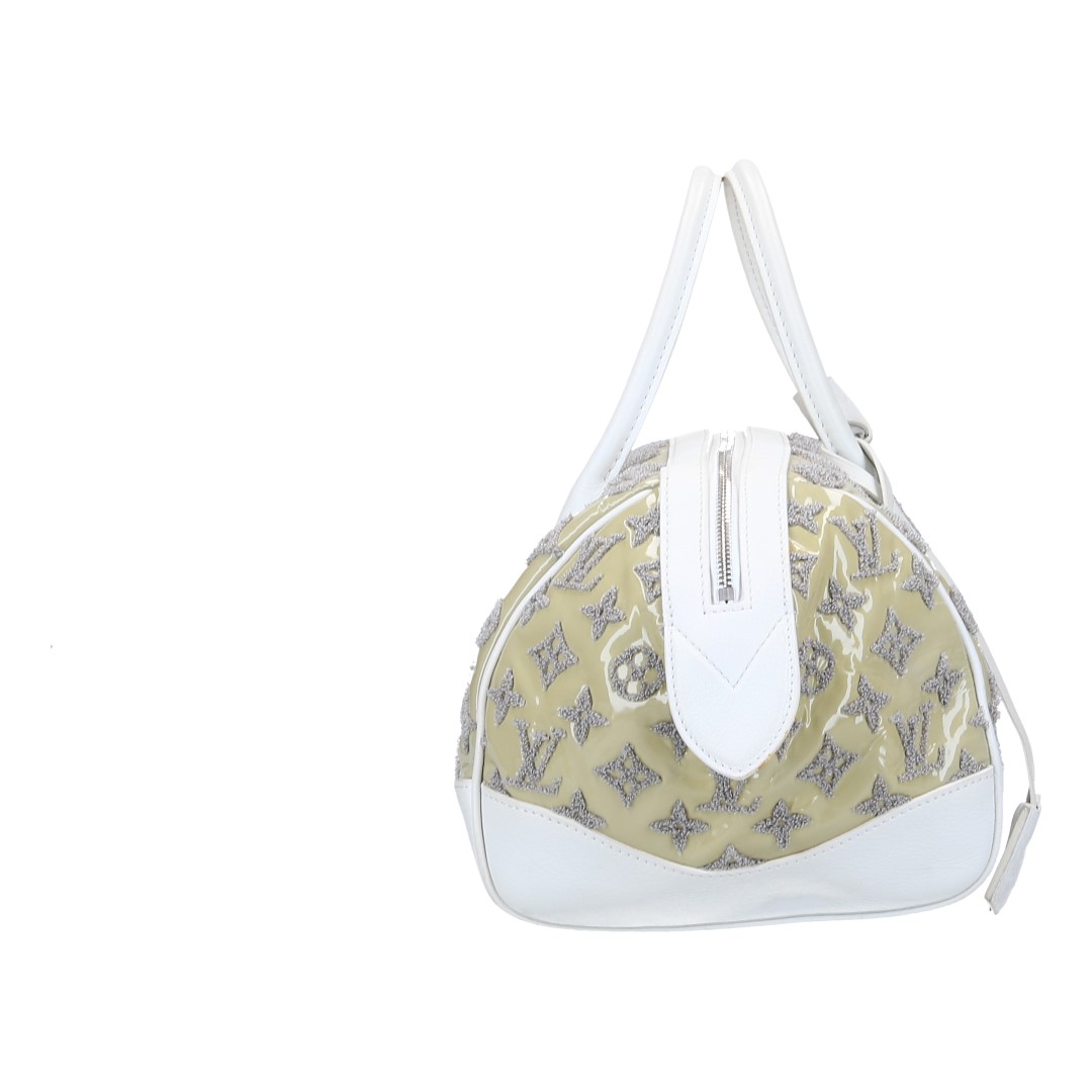 44988-Louis-Vuitton-Speedy-monogram_2D_0008 LOUIS VUITTON SPEEDY ROUND HENKELTASCHE AUS MONOGRAM SORBETTO