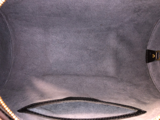 LOUIS VUITTON SOUFFLOT HENKELTASCHE AUS EPI LEDER IN KOURIL SCHWARZ (M52222)