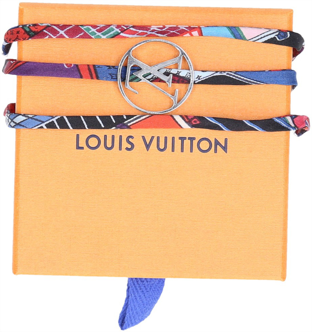 LOUIS VUITTON ARMBAND 'BE MINDFUL LV CIRCLE' AUS SEIDE (M69708)