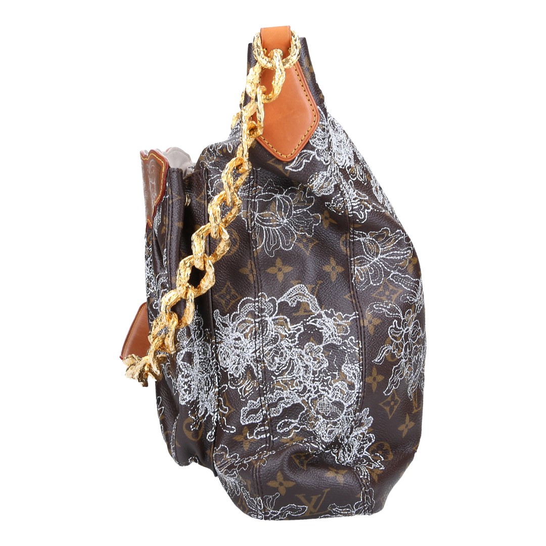 LOUIS VUITTON FERSEN GM HANDTASCHE AUS MONOGRAM DENTELLE CANVAS