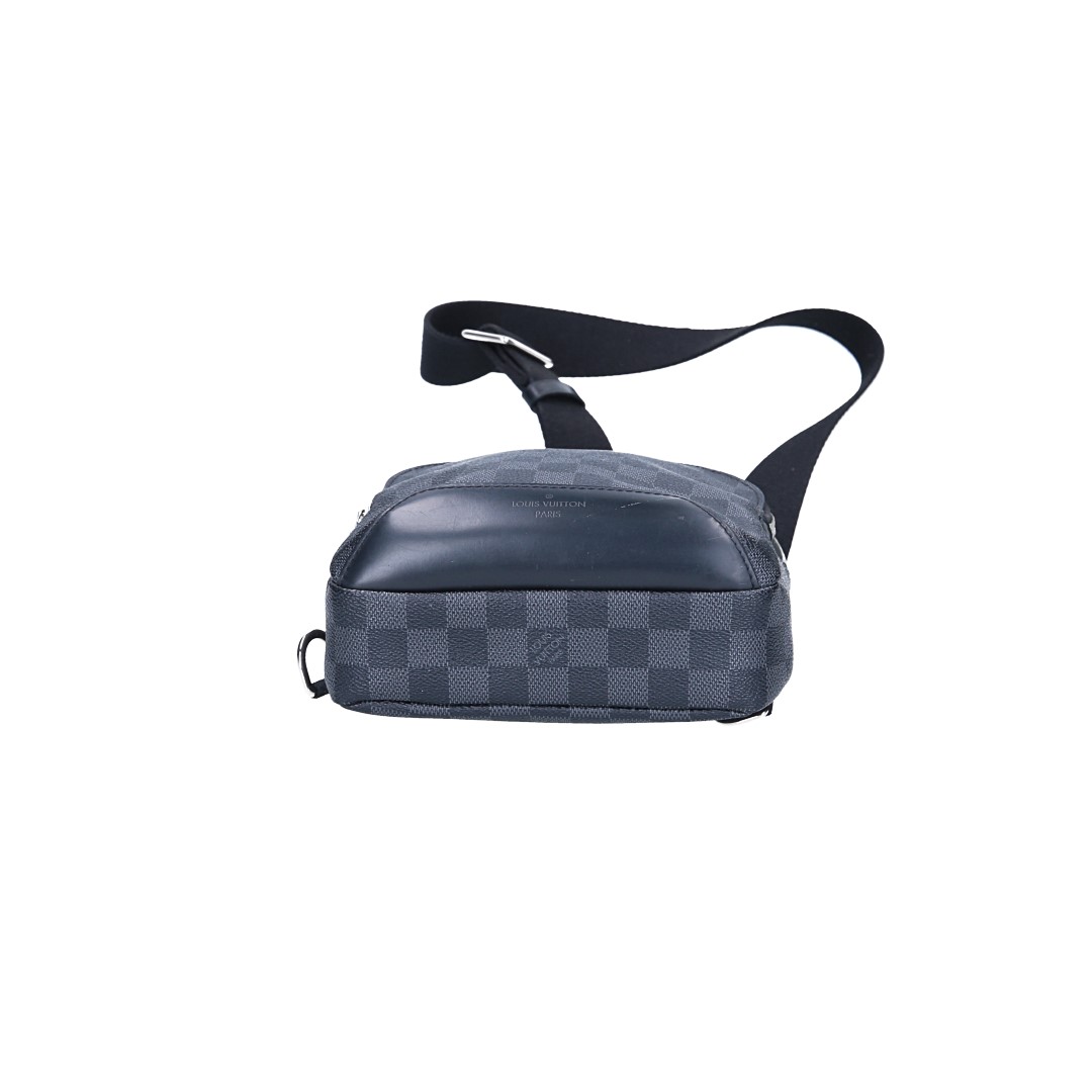 LOUIS VUITTON AVENUE SLING BAG RUCKSACK, SCHULTERTASCHE AUS DAMIER GRAPHITE CANVAS (N41719)