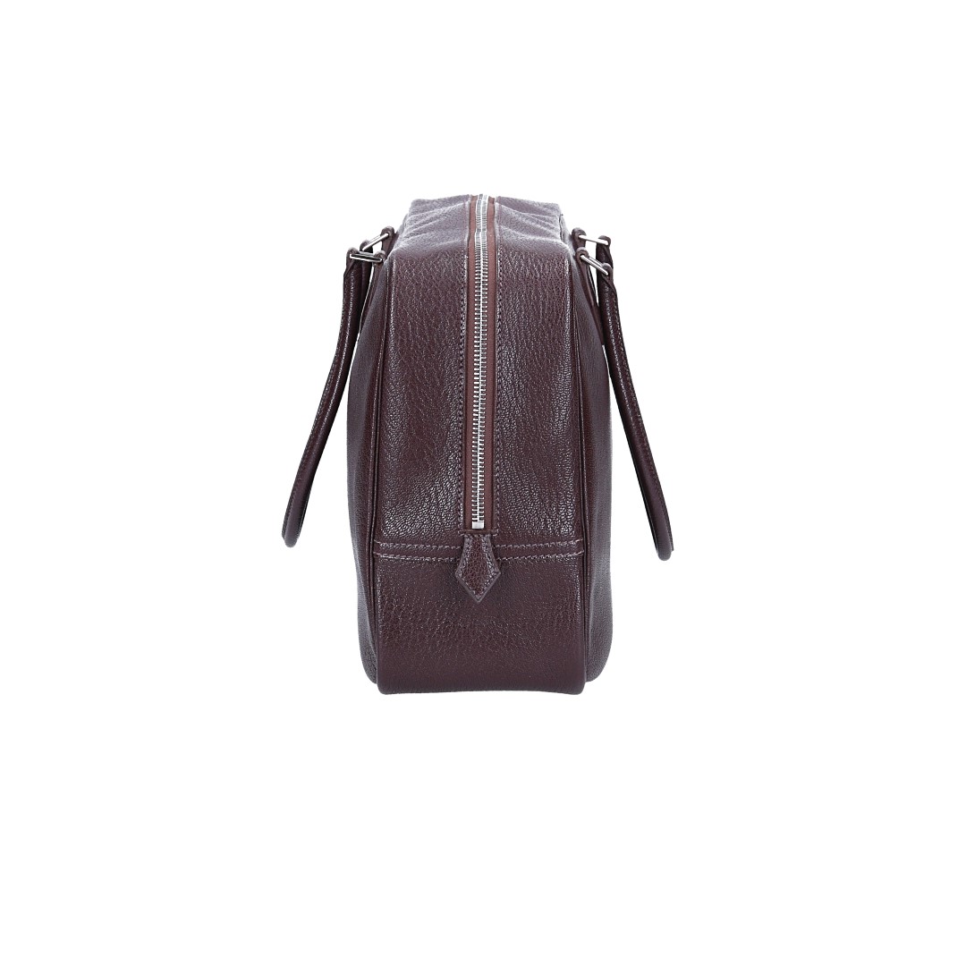 HERMÈS SAC A MAIN PLUME 32 HANDTASCHE AUS CHEVRE DE COROMANDEL MIT PHW