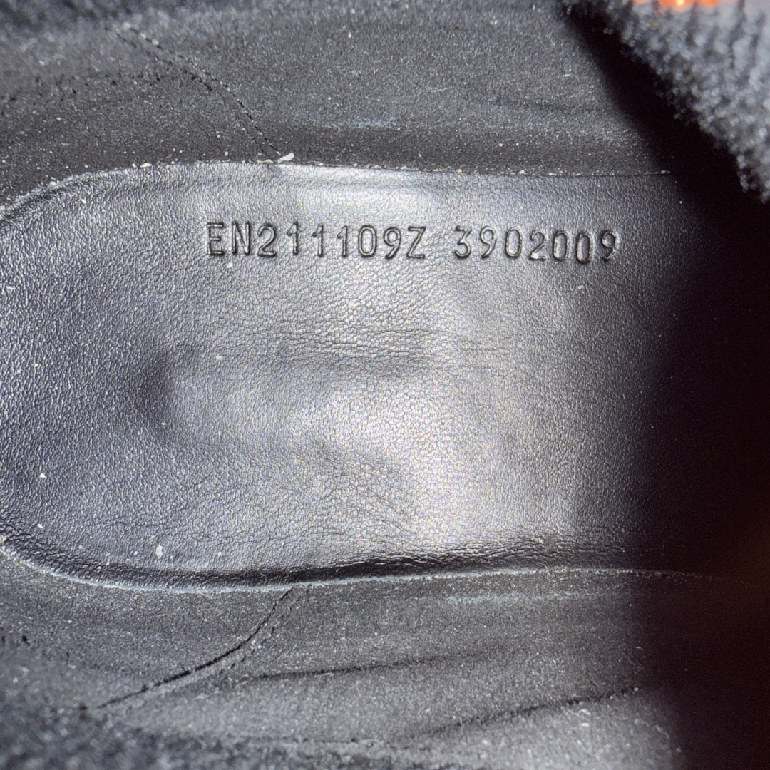 HERMÈS SNEAKER SHOES 'DUEL' MADE OF WOVEN FABRIC AND CALFSKIN IN SILVER IN SIZE 39