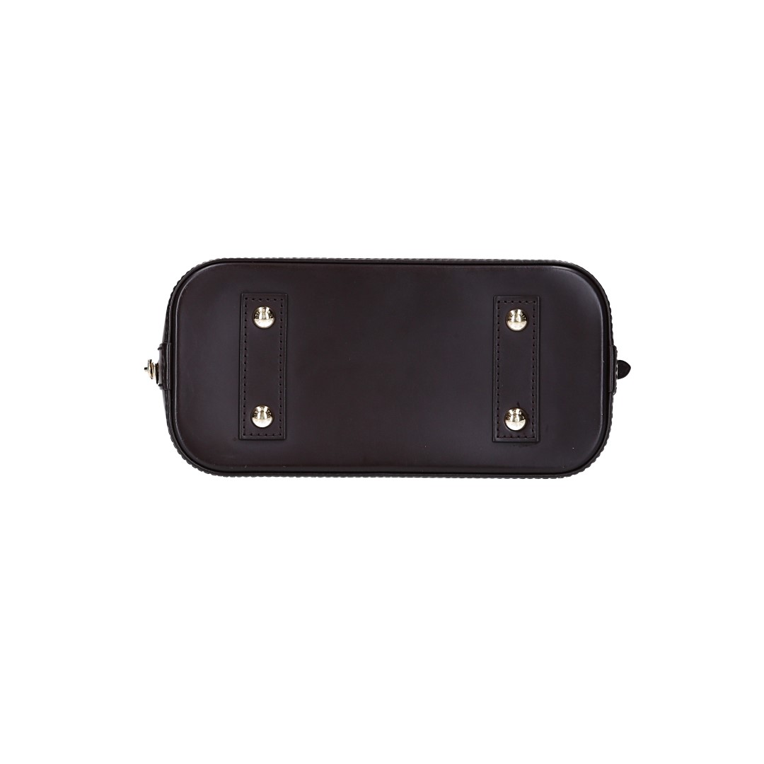 LOUIS VUITTON ALMA BB HANDTASCHE AUS DAMIER EBENE CANVAS MIT VERSTELLBAREM SCHULTERRIEMEN (N40606)