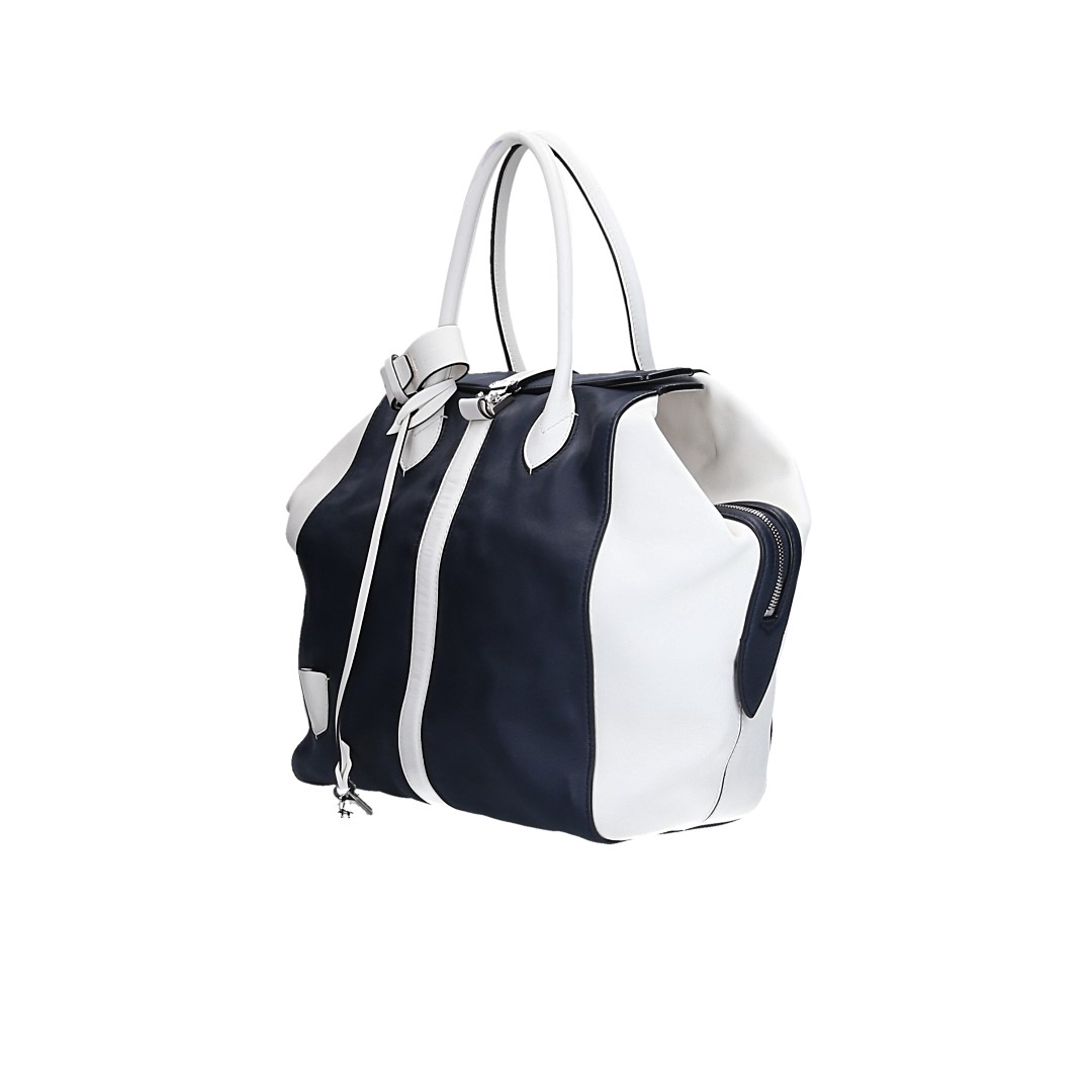 LOUIS VUITTON SPEEDY HANDTASCHE AUS CUIR GOURMAND IN NAVY (M94189)