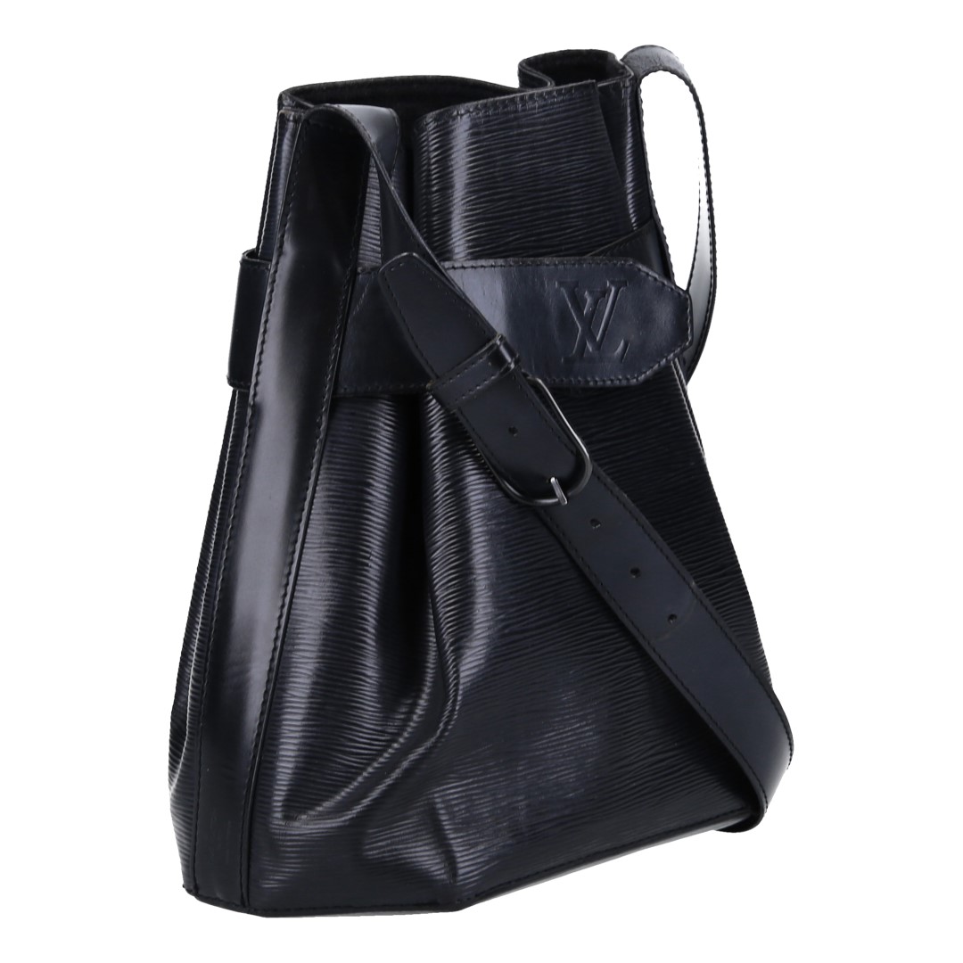 LOUIS VUITTON SAC D`ÉPAULE SCHULTERTASCHE AUS EPI LEDER IN NOIR (M80157)