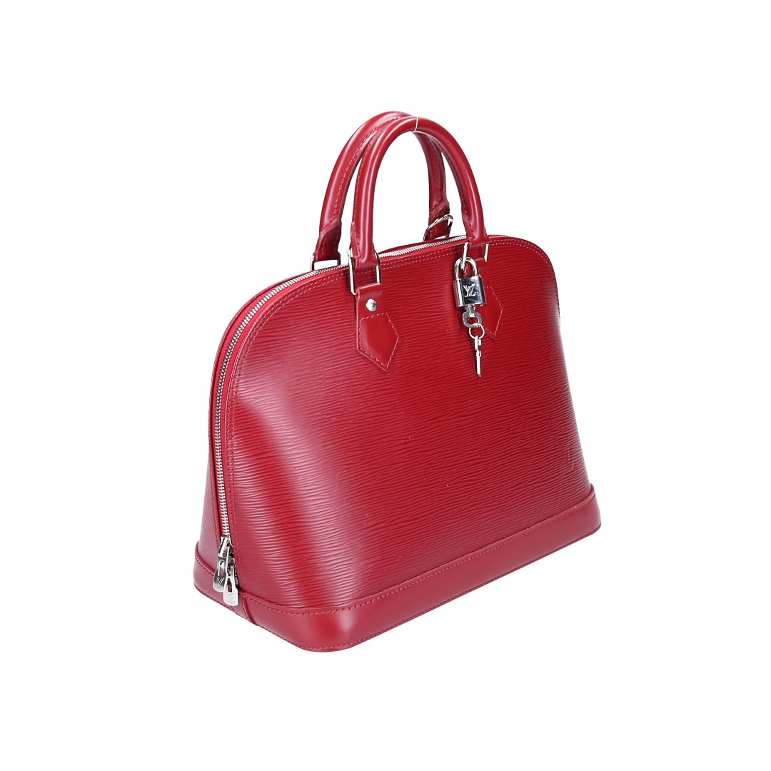 LOUIS VUITTON ALMA PM HENKELTASCHE AUS EPI LEDER IN RUBIS (M5280M)