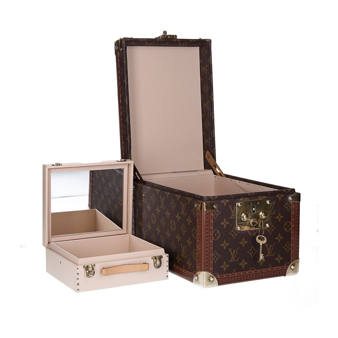 LOUIS VUITTON BOÎTE FLACONS BEAUTY-CASE AUS MONOGRAM CANVAS IN VUITTONITE (M21828)