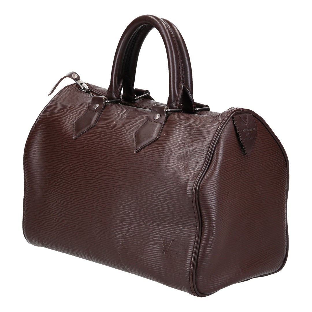 LOUIS VUITTON SPEEDY 25 HENKELTASCHE AUS EPI LEDER IN MOKA 