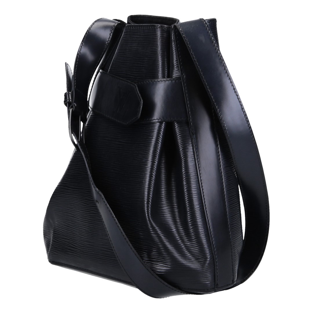 LOUIS VUITTON SAC D`ÉPAULE SCHULTERTASCHE AUS EPI LEDER IN NOIR (M80157)