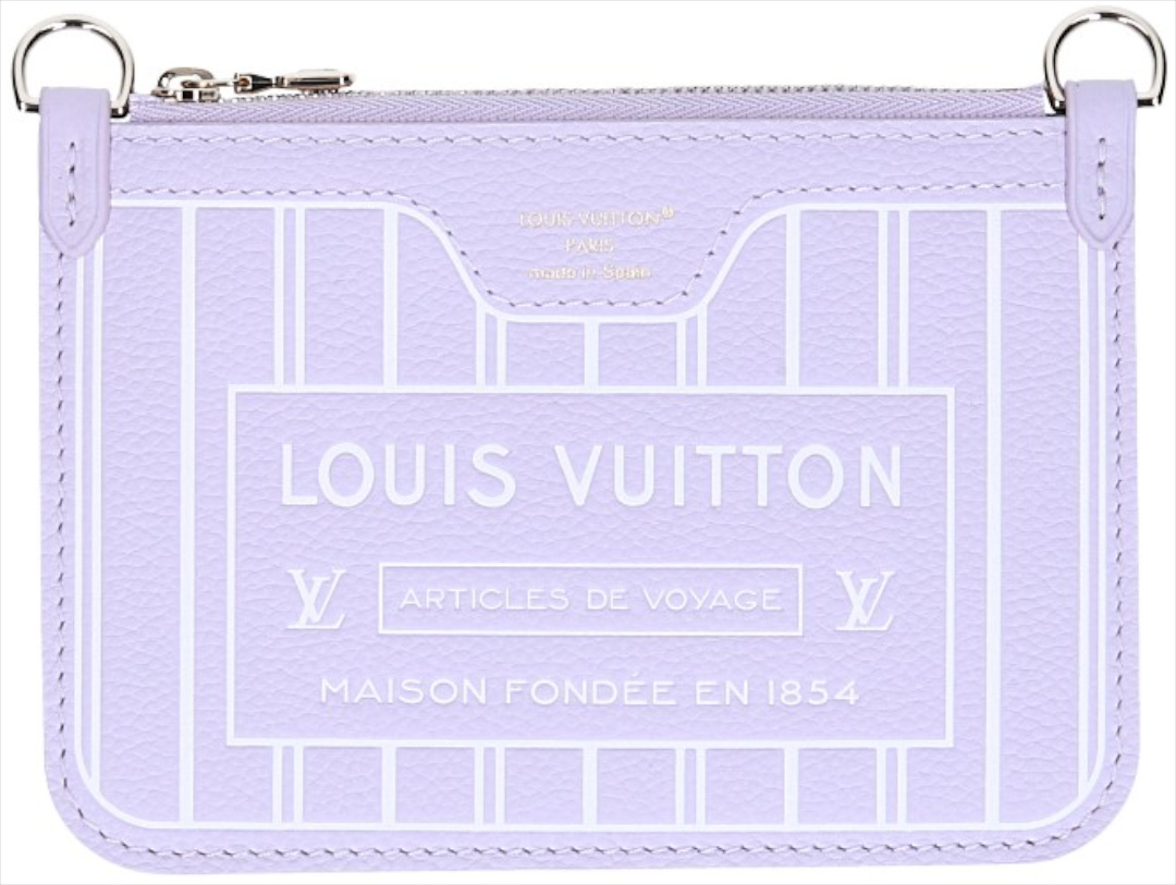 LOUIS VUITTON Pouch from Neverfull in Damier Ebene Canvas