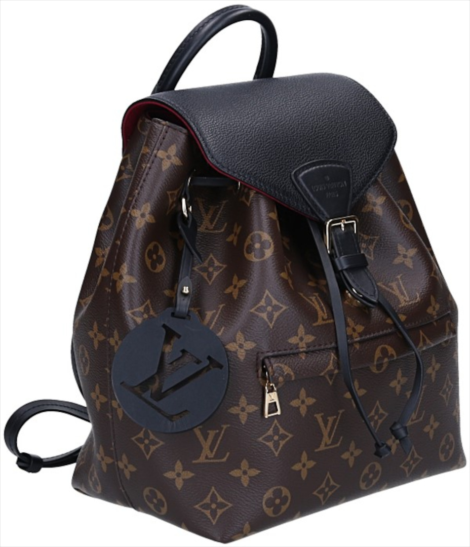 LOUIS VUITTON MONTSOURIS NM RUCKSACK AUS MONOGRAM CANVAS IN NOIR (M45515)