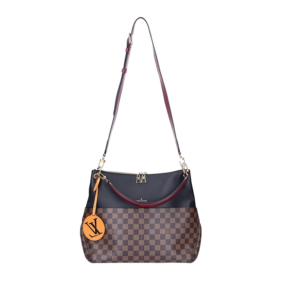 LOUIS VUITTON MAIDA HOBO HANDTASCHE AUS DAMIER EBENE CANVAS (N40369)