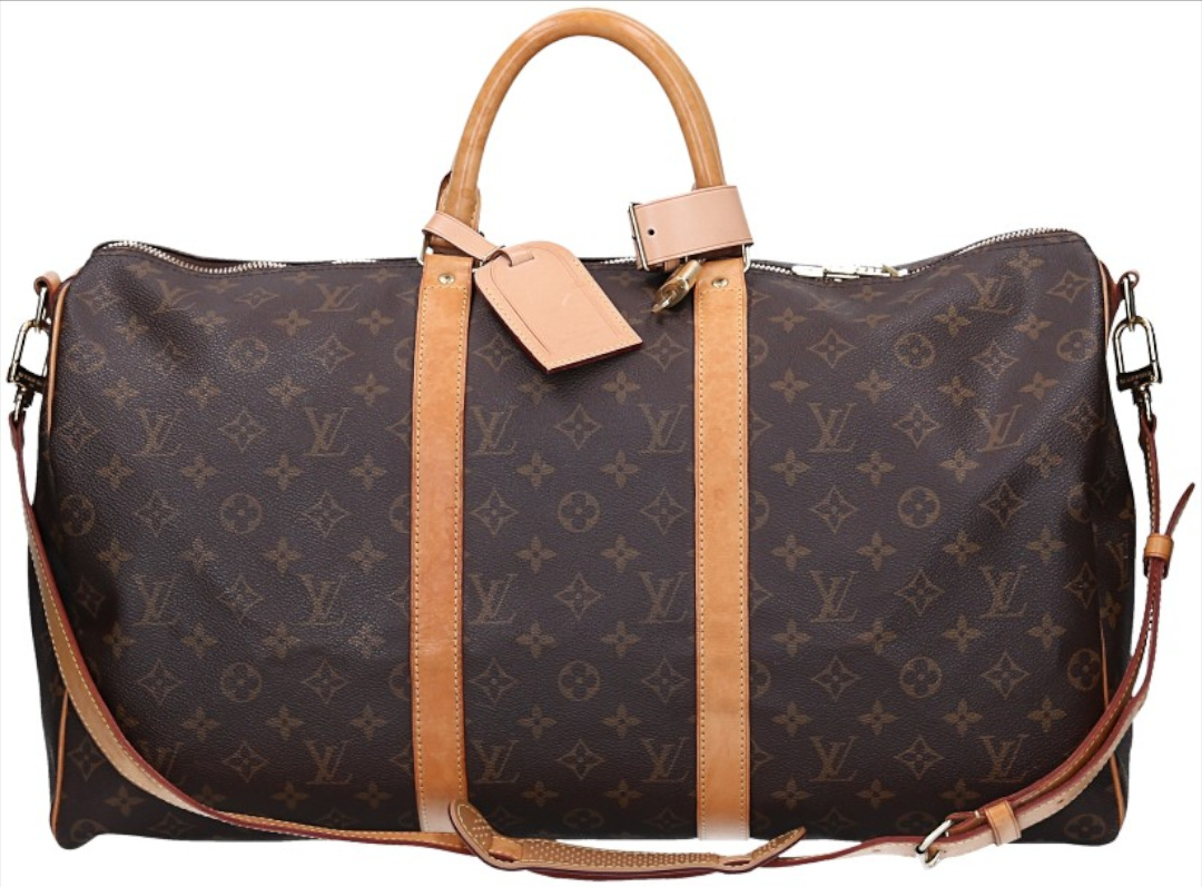 LOUIS VUITTON KEEPALL 50 REISETASCHE AUS MONOGRAM CANVAS MIT SCHULTERRIEMEN (aktuell M41416)
