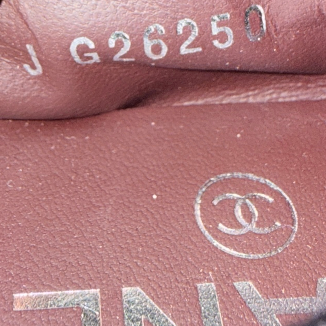 CHANEL BALLERINA SCHUHE AUS LEDER IN SCHWARZ GR. 35 (J G26250)