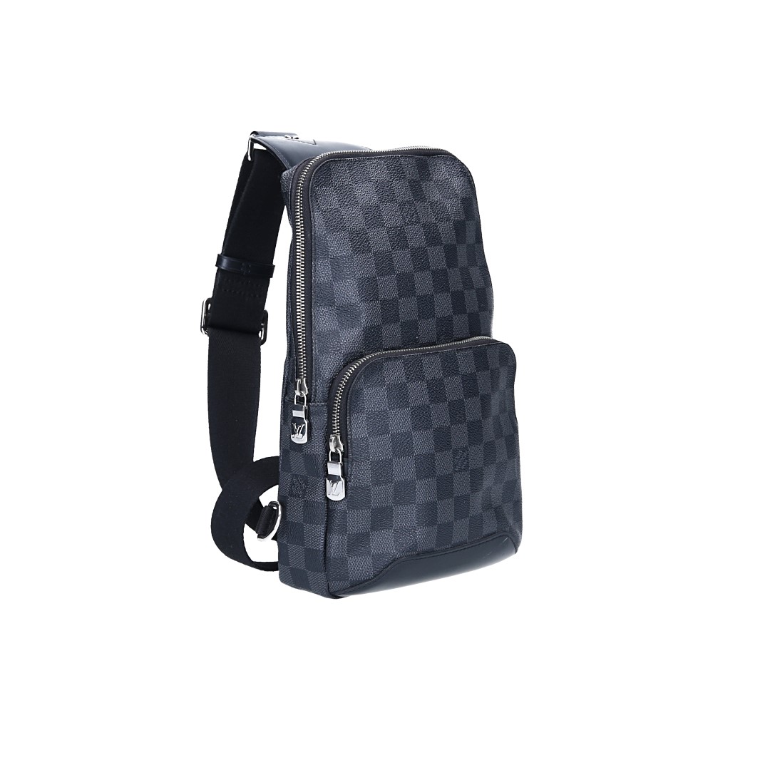 LOUIS VUITTON AVENUE SLING BAG RUCKSACK, SCHULTERTASCHE AUS DAMIER GRAPHITE CANVAS (N41719)