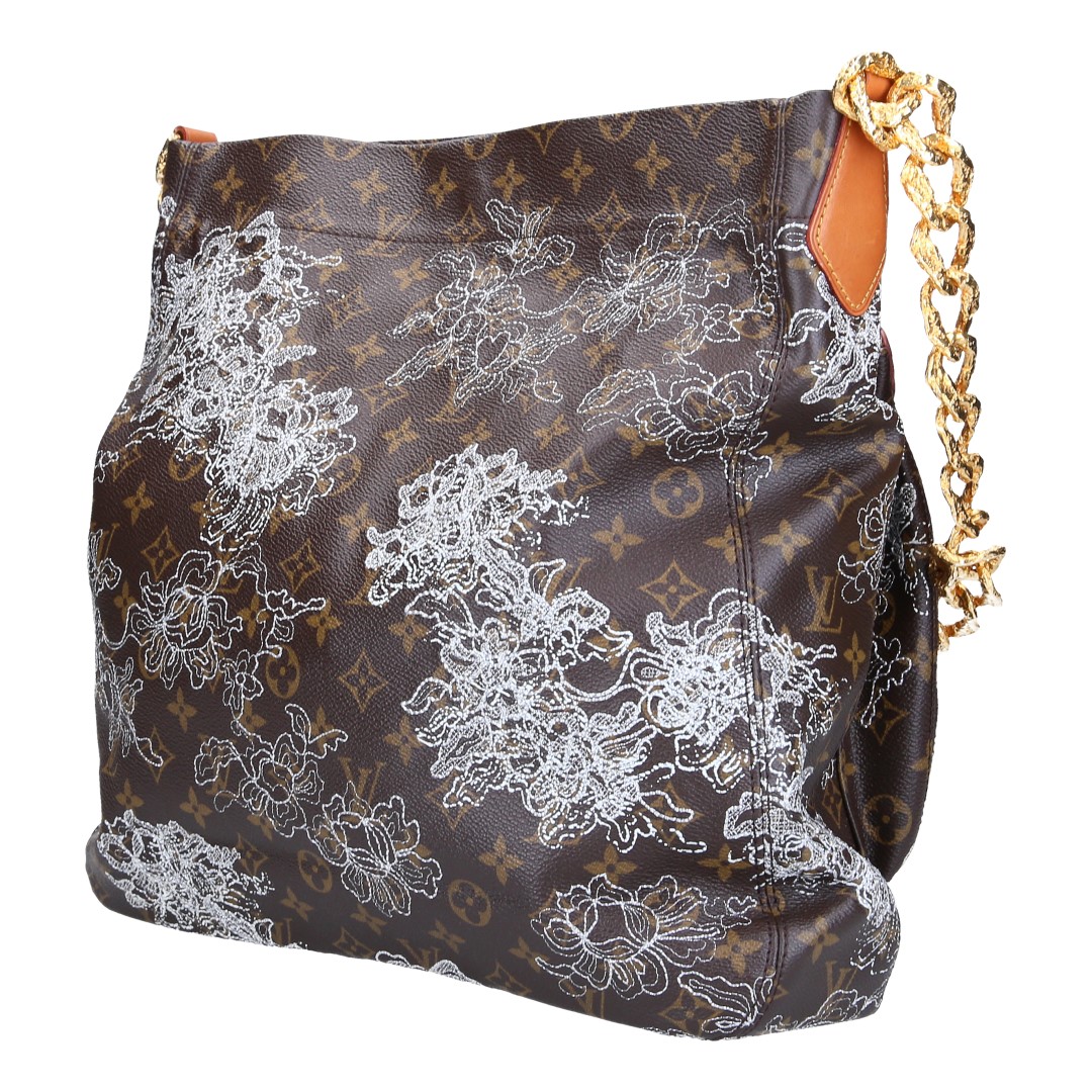 LOUIS VUITTON FERSEN GM HANDTASCHE AUS MONOGRAM DENTELLE CANVAS