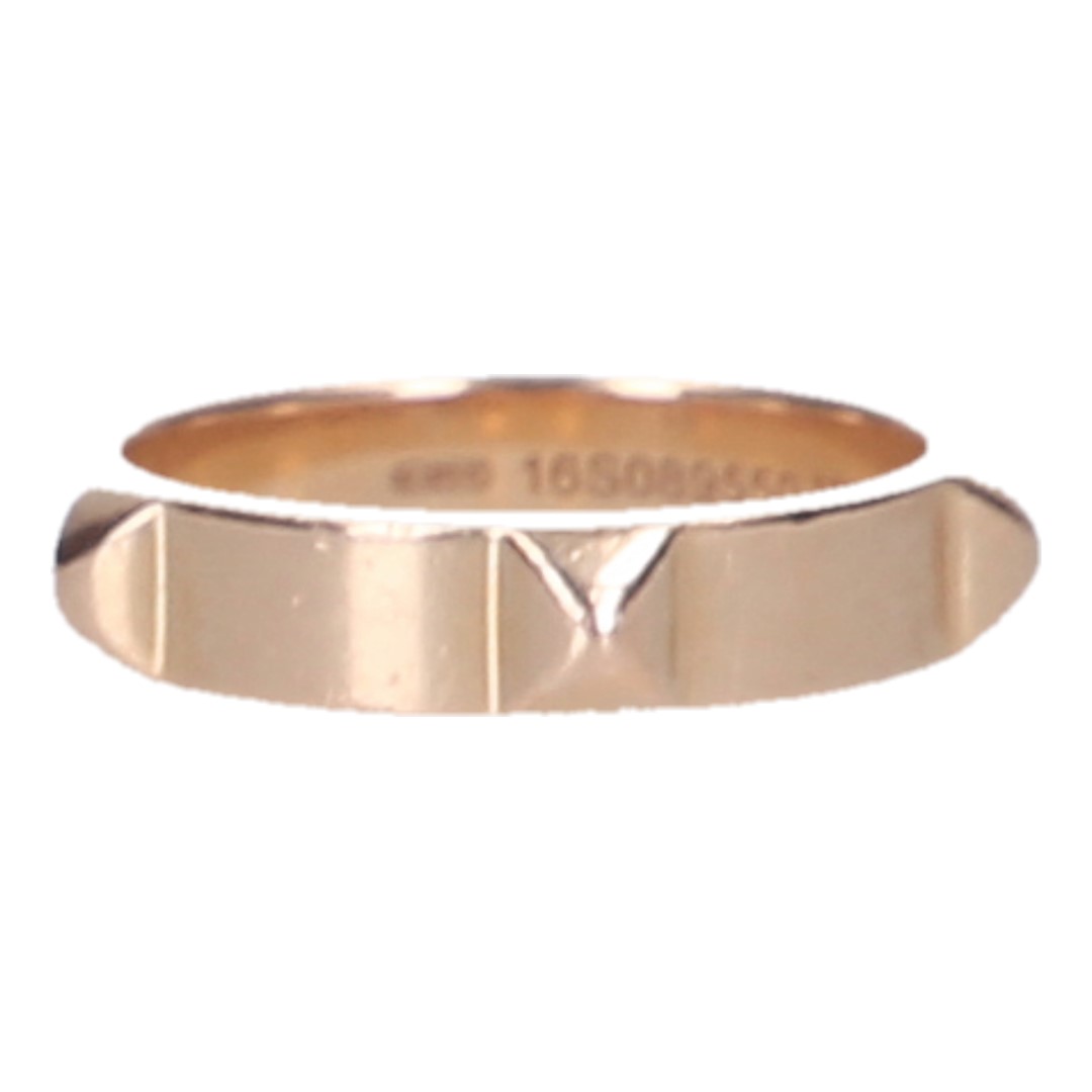 45681-Hermes-Rng_2D_0005 HERMÈS RING 'MINI CLOUS' AUS 750er ROSÉGOLD IN GRÖSSE 51