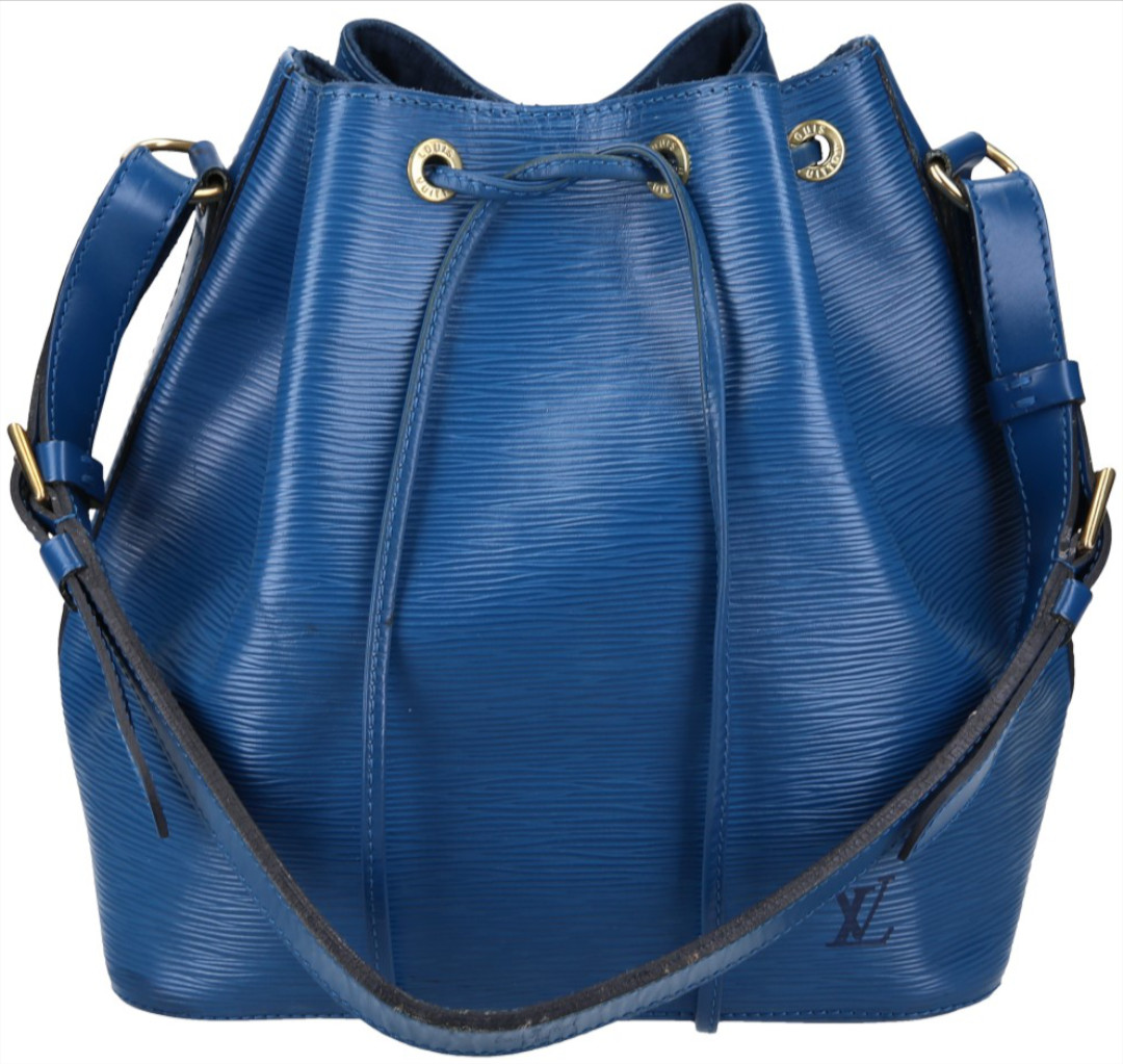 LOUIS VUITTON NOÉ PETIT MODEL SCHULTERTASCHE AUS EPI LEDER IN TOLEDO BLAU (M44105)