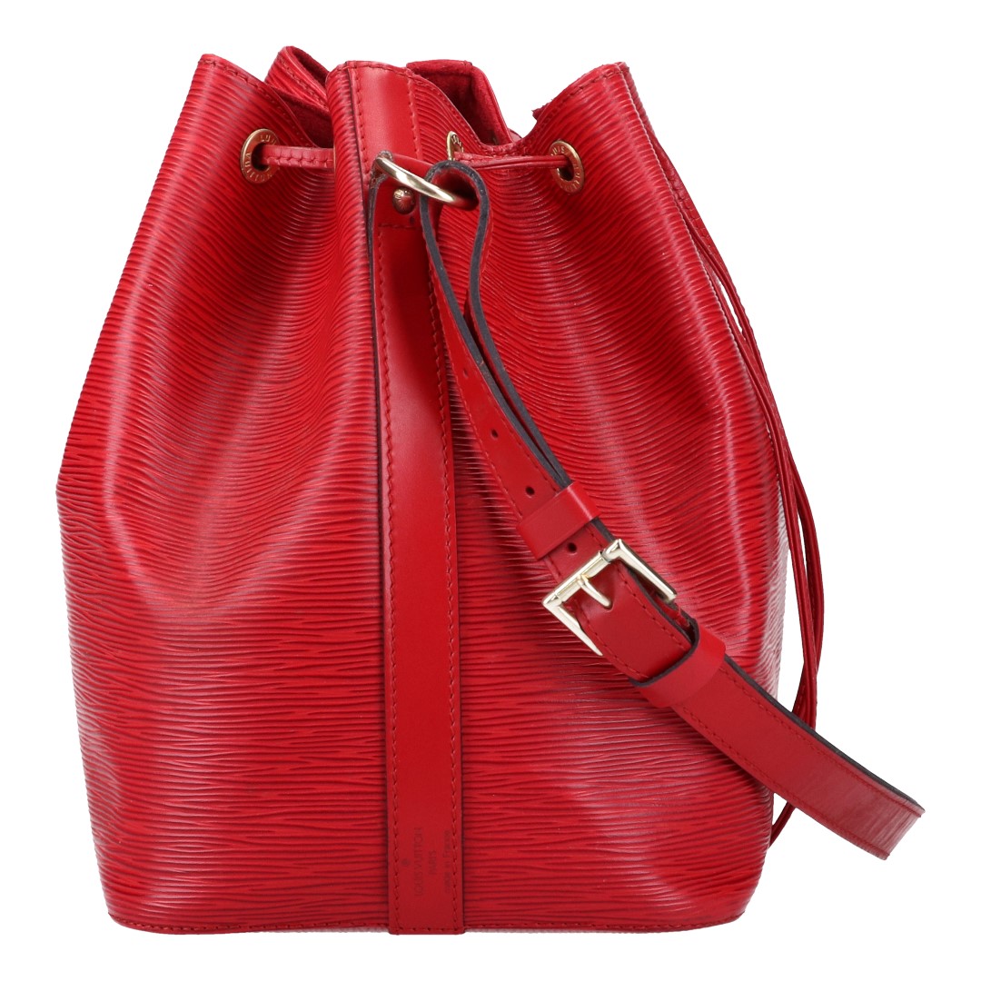 41501-Louis-Vuittonn-Noe-Epi-Leder_2D_0007 LOUIS VUITTON NOÉ PETIT MODEL SCHULTERTASCHE AUS EPI LEDER IN CASTILLIAN ROT (M43077)